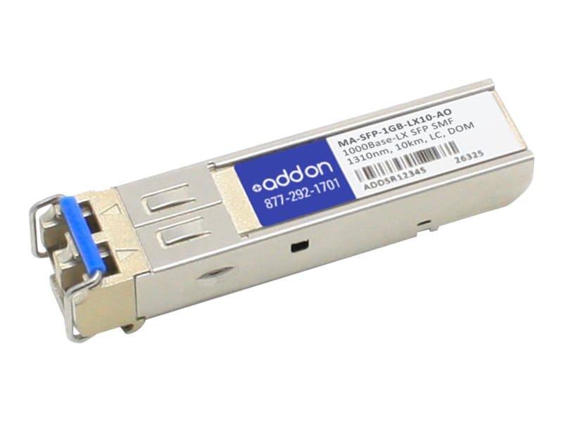 AddOn Meraki MA-SFP-1GB-LX10 Compatible SFP Transceiver - SFP (mini-GBIC) transceiver module - 1GbE