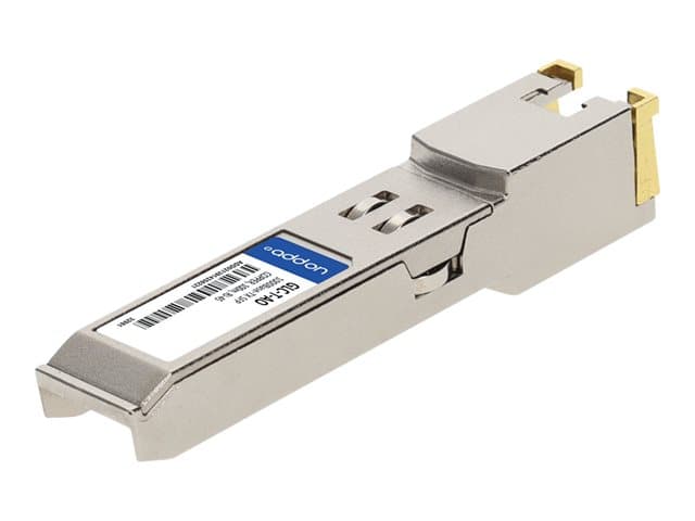 AddOn Cisco GLC-T Compatible SFP Transceiver - SFP (mini-GBIC) transceiver module - 1GbE — view 2
