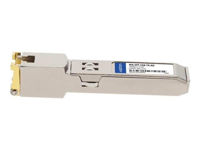 AddOn Meraki MA-SFP-1GB-TX Compatible SFP Transceiver - SFP (mini-GBIC) transceiver module - 1GbE — view 5