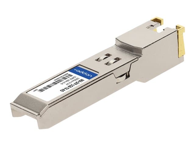 AddOn Meraki MA-SFP-1GB-TX Compatible SFP Transceiver - SFP (mini-GBIC) transceiver module - 1GbE — view 4