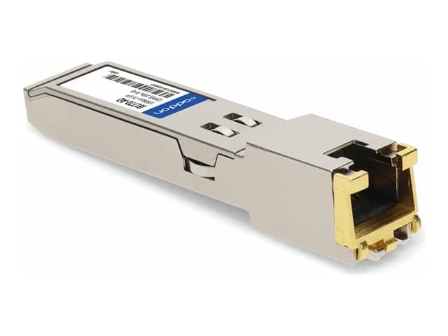 AddOn - SFP (mini-GBIC) transceiver module - 10Mb LAN, 100Mb LAN, 1GbE - TAA Compliant — view 3