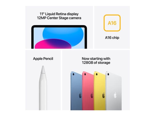 Apple iPad A16 Wi-Fi + Cellular - tablet - 512 GB - 11" - 3G, 4G, 5G — view 8