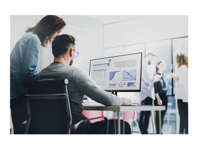 Philips S-line 222S9JML - LED monitor - 22" (21.5" viewable) - 1920 x 1080 Full HD (1080p) @ 75 Hz - VA - 250 cd/m� - 3000:1 - 4 ms - HDMI, VGA, DisplayPort - speakers - black — view 4