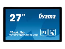 iiyama ProLite TF2738MSC-B2 - LED monitor - 27" - open frame - touchscreen - 1920 x 1080 Full HD (1080p) @ 60 Hz - A-MVA+ - 300 cd/m� - 3000:1 - 5 ms - HDMI, DVI, DisplayPort - speakers - black