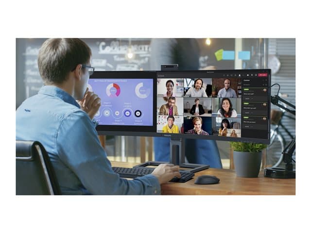 Philips 45B1U6900CH - 6000 Series - LED monitor - curved - 45" - HDR — view 5
