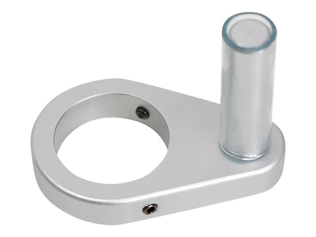 Ergotron LX One-Stop Rotational Control Kit mounting component - anodized silver — view 3