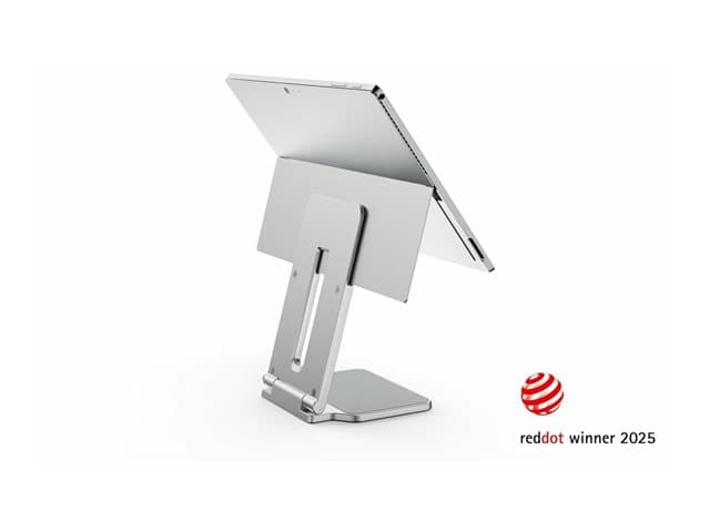 Kensington Elevated Stand for Surface - Notebook stand - elevated - tabletop - platinum — view 2