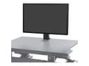 Ergotron WorkFit - Mounting kit (desk mount) - for LCD display - black - screen size: up to 30" thumbnail 2