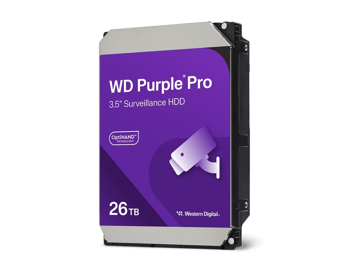 WD Purple Pro WD260PURP - hard drive - 26 TB - surveillance, smart video - SATA 6Gb/s — view 2