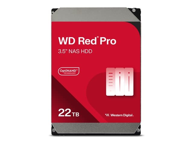 WD Red Pro WD221KFGX - hard drive - 22 TB - SATA 6Gb/s