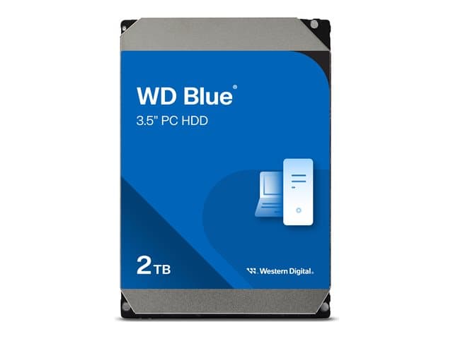 WD Blue WD20EZBX - hard drive - 2 TB - SATA 6Gb/s — view 2
