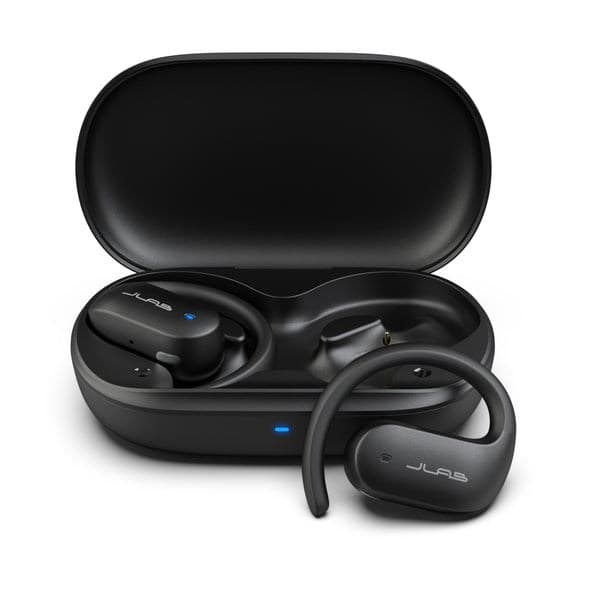 JLab Open Sport, True Wireless Stereo (TWS), 20 - 20000 Hz, Calls/Music/Sport/Everyday, Headset, Black