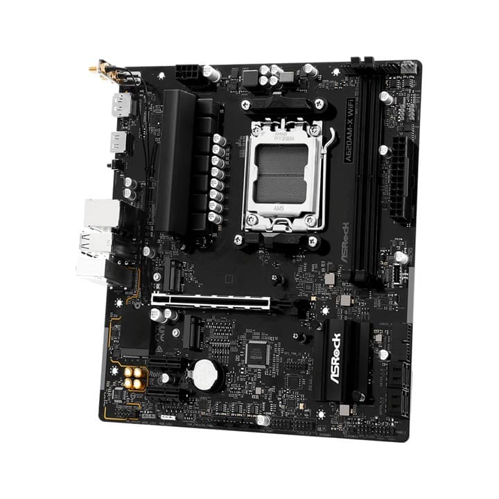 Asrock A620AM-X WiFi AMD A620A Socket AM5 Micro ATX — view 2