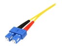 Startech 1m Fiber Optic Cable - Single-Mode Duplex 9/125 - LSZH - LC/SC - OS1 - LC to SC Fiber Patch Cable (SMFIBLCSC1) - network cable - 1 m - 1 m thumbnail 3