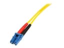 Startech 1m Fiber Optic Cable - Single-Mode Duplex 9/125 - LSZH - LC/SC - OS1 - LC to SC Fiber Patch Cable (SMFIBLCSC1) - network cable - 1 m - 1 m thumbnail 1