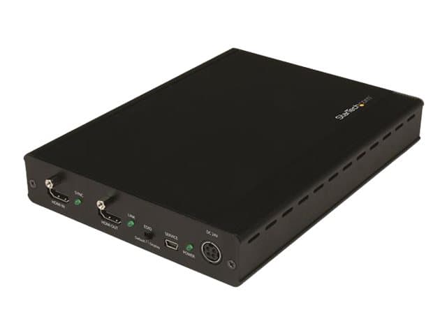 Startech 3 Way HDMI Splitter - HDBaseT Extender Kit w/ 3 Receivers - 1x3 HDMI over CAT5e / CAT6 Splitter - 3 Port HDBaseT HDMI Extender - Up to 4K (ST124HDBT) - video/audio extender — view 2
