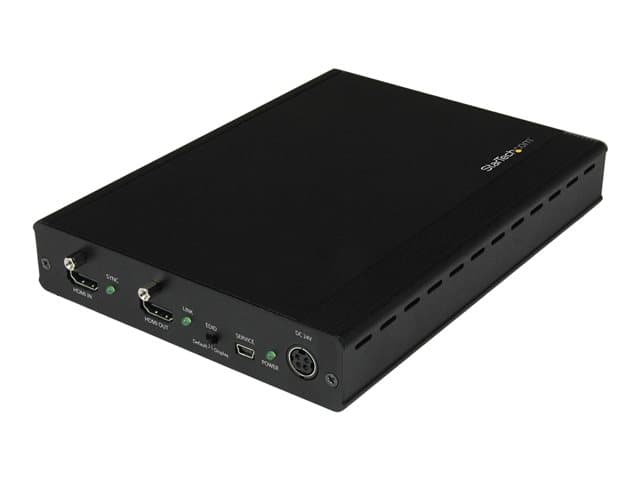 Startech 3 Way HDMI Splitter - HDBaseT Extender Kit w/ 3 Receivers - 1x3 HDMI over CAT5e / CAT6 Splitter - 3 Port HDBaseT HDMI Extender - Up to 4K (ST124HDBT) - video/audio extender — view 4