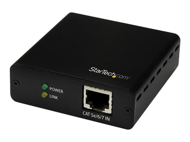 Startech 3 Way HDMI Splitter - HDBaseT Extender Kit w/ 3 Receivers - 1x3 HDMI over CAT5e / CAT6 Splitter - 3 Port HDBaseT HDMI Extender - Up to 4K (ST124HDBT) - video/audio extender — view 5