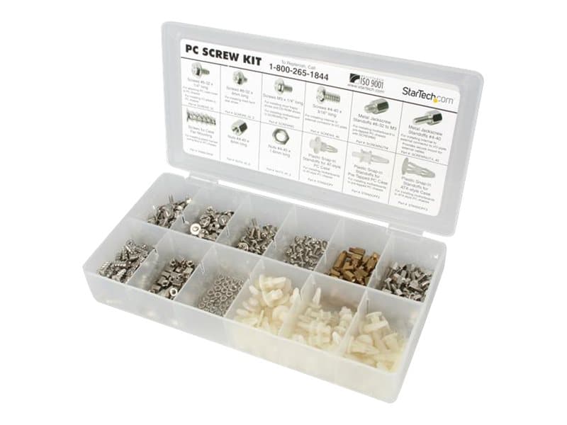 Startech Deluxe Assortment PC Screw Kit - Screw Nuts and Standoffs - Screw kit - PCSCREWKIT - screw kit — view 6