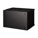 Digitus SOHO PRO Series - Rack cabinet - wall mountable - RAL 9005, black - 7U - 19" thumbnail 5