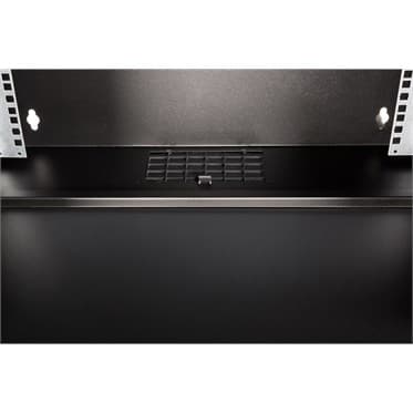 Digitus SOHO PRO Series - Rack cabinet - wall mountable - RAL 9005, black - 7U - 19" — view 2