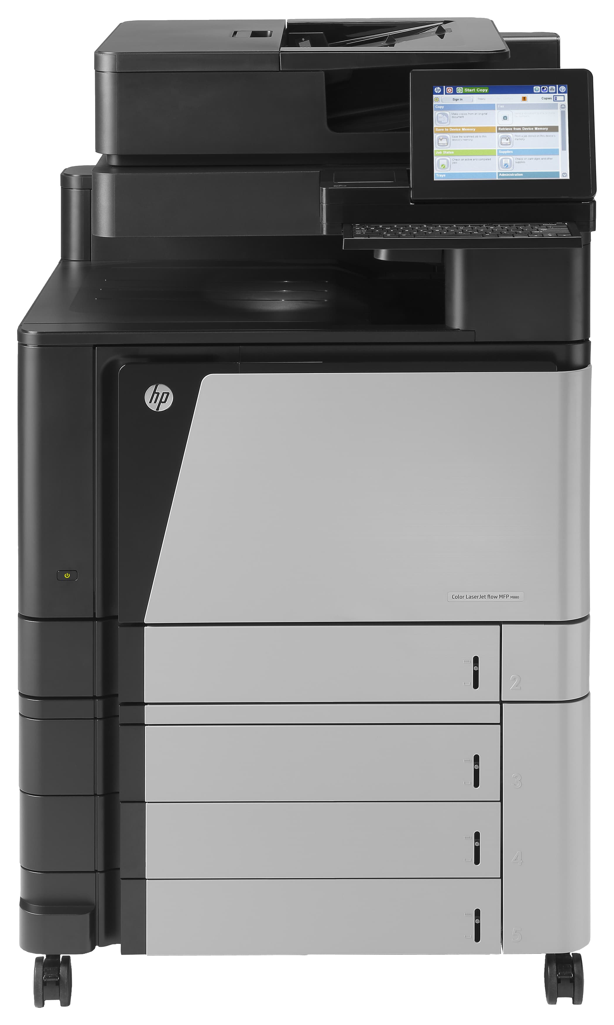 HP Color LaserJet Enterprise Flow M880z Multifunction Printer — view 5