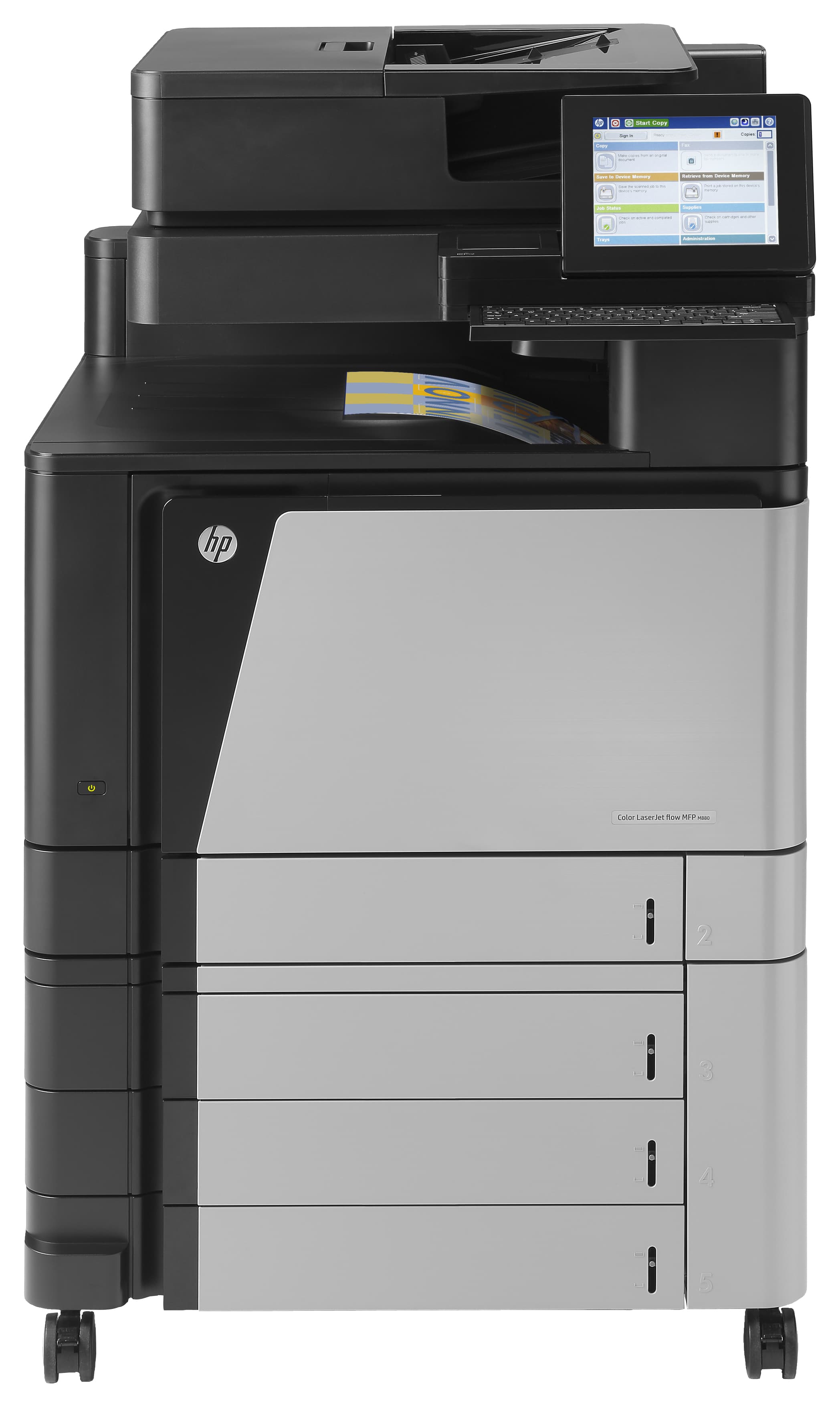 HP Color LaserJet Enterprise Flow M880z Multifunction Printer — view 6
