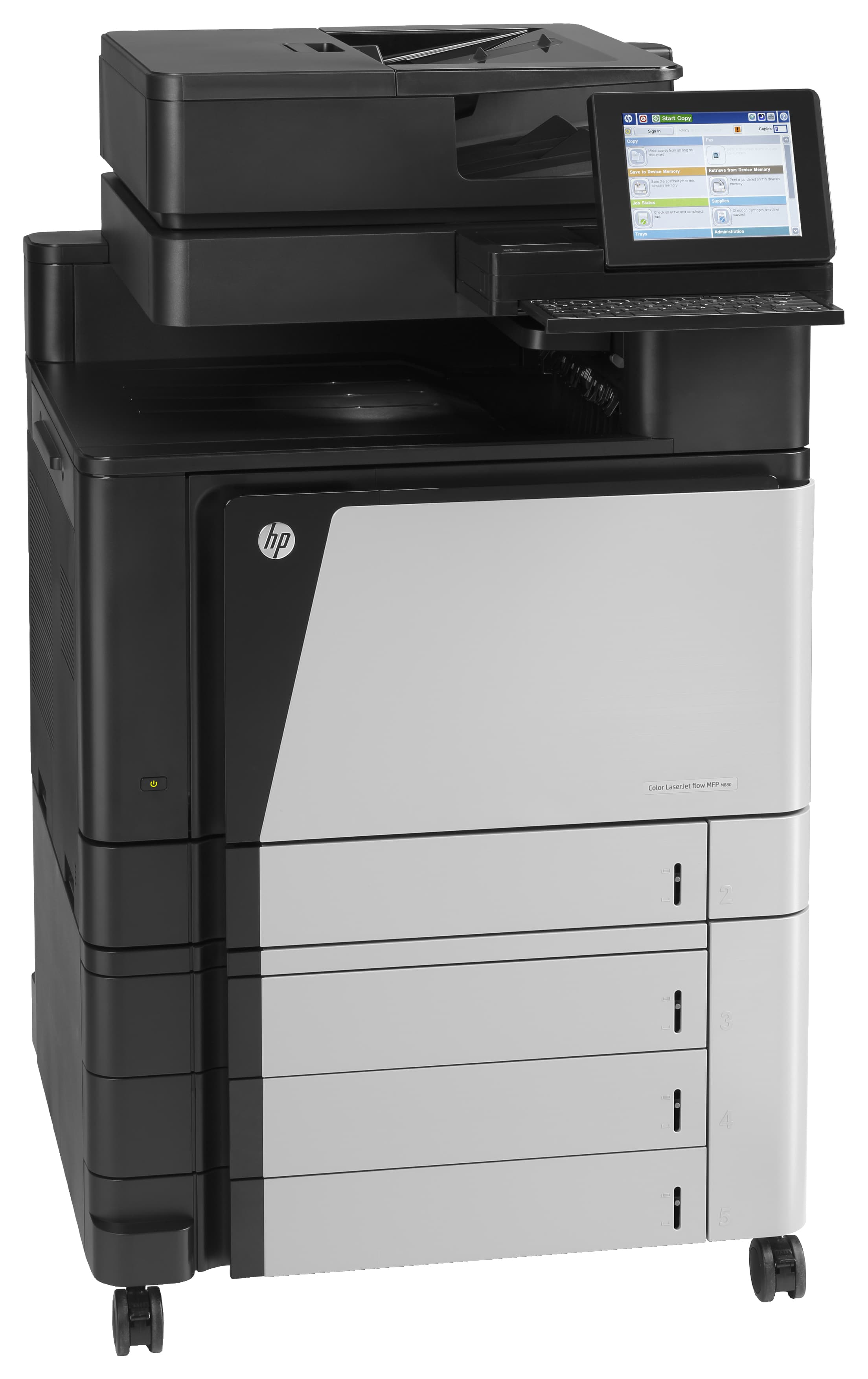 HP Color LaserJet Enterprise Flow M880z Multifunction Printer — view 8