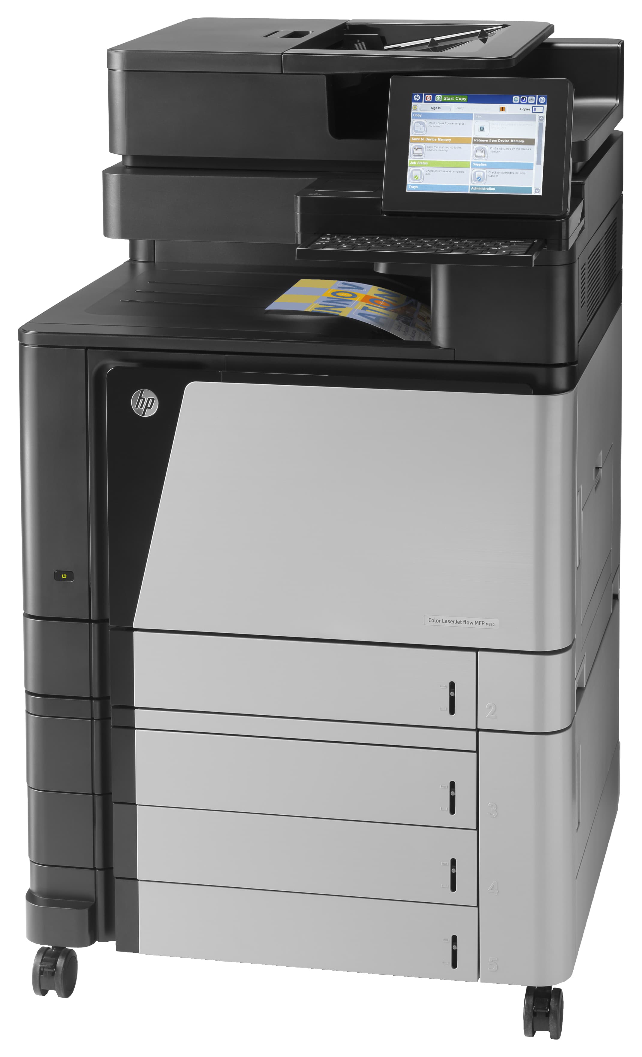 HP Color LaserJet Enterprise Flow M880z Multifunction Printer — view 7