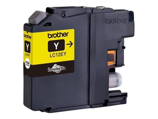 Brother LC12EY - XL Capacity - yellow - original - ink cartridge — view 4