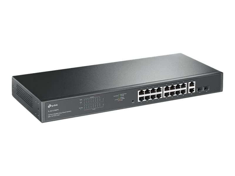 TP-Link JetStream TL-SG1218MPE - switch - 16 ports - smart - rack-mountable — view 10