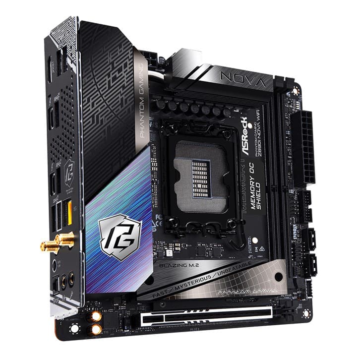 Asrock Phantom Gaming Z890I Nova WiFi, Intel, LGA 1851 (Socket V1), Intel Core Ultra (Series 2), LGA 1851, DDR5-SDRAM, 128 GB — view 5