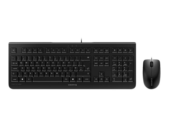 CHERRY DC 2000 - Keyboard and mouse set - USB - UK - black — view 3