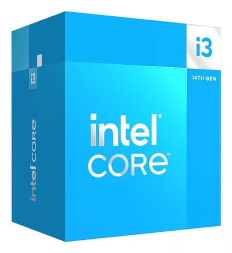 Intel Core i3 i3-14100F - 3.5 GHz - 4 cores - 8 threads - 12 MB cache - FCLGA1700 Socket - Box — view 1