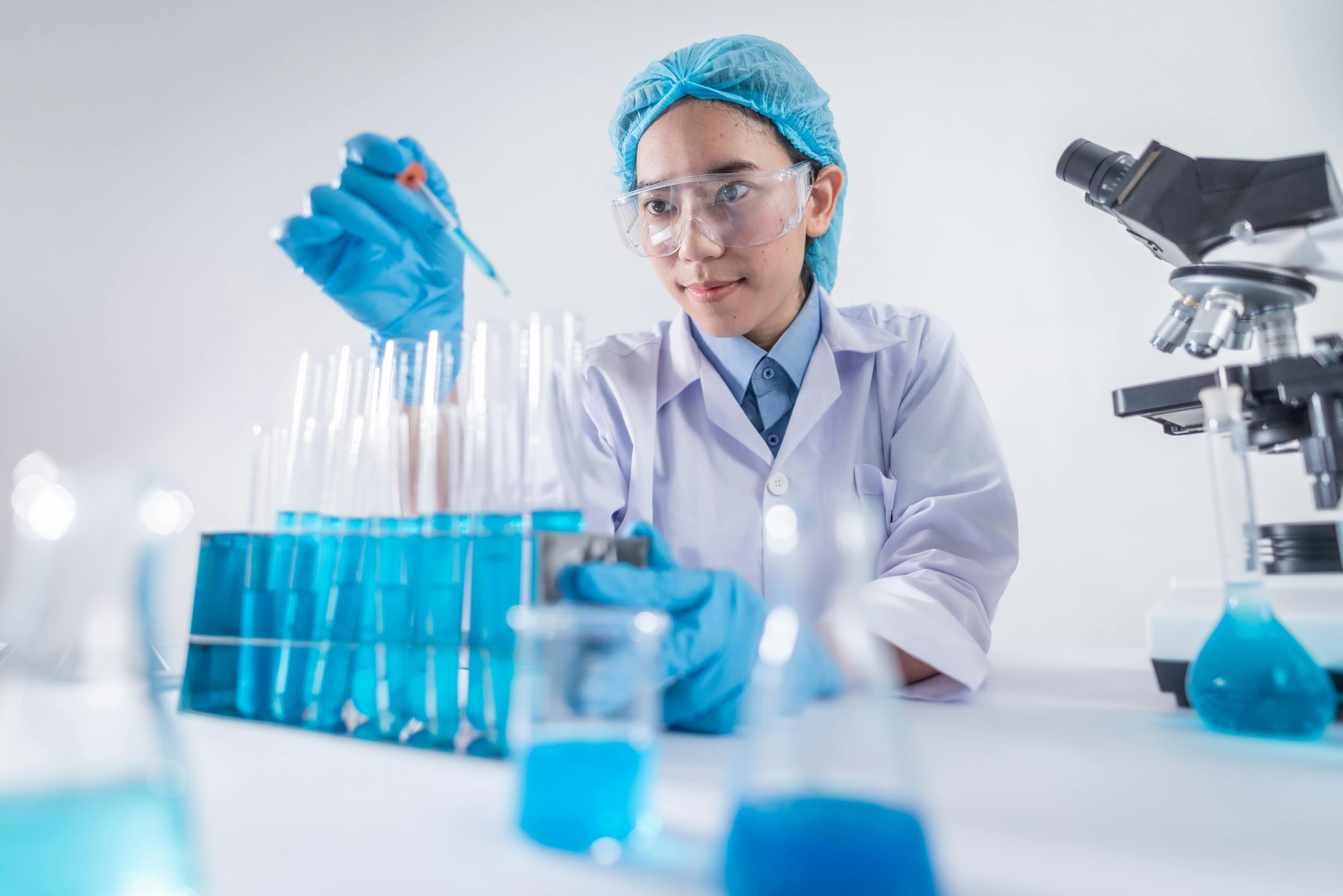 Healthcare professional using digital technology