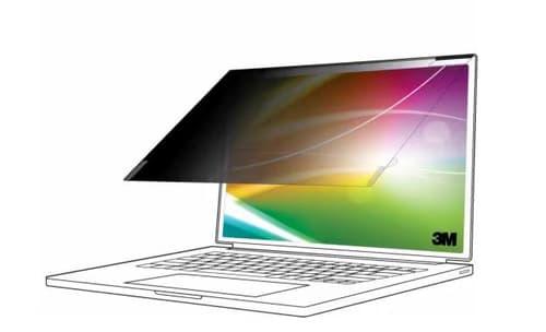 3M Bright Screen Privacy Filter - Notebook privacy filter - for full screen laptop - removable - flip/adhesive - 15"
