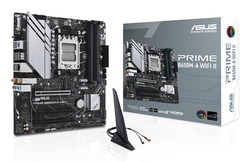 ASUS PRIME B650M-A WIFI II - motherboard - micro ATX - Socket AM5 - AMD B650