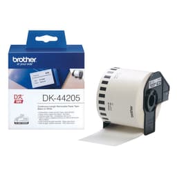 Brother DK44205 - Removable adhesive - white - Roll (6.2 cm x 30.5 m) 1 roll(s) labels - for Brother QL-1050, 1060, 500, 550, 560, 570, 580, 650, 700, 710, 720