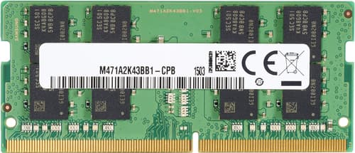 HP - DDR4 - module - 16 GB - SO-DIMM 260-pin - 3200 MHz / PC4-25600 - 1.2 V - unbuffered - non-ECC - for Elite Slice G2 (SODIMM), EliteDesk 705 G5 (SODIMM), EliteOne 800 G5, 800 G6, 800 G8, ProDesk 400 G5 (SODIMM), 400 G6 (SODIMM), 600 G5 (SODIMM), 600 G6 (SODIMM), ProOne 400 G6, 440 G6, 600 G6