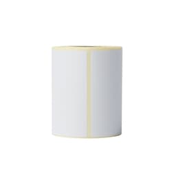 Brother - White - 76 x 44 mm 400 label(s) (1 roll(s) x 400 die cut labels (pack of 8) - for Brother TD-4410D, TD-4420DN, TD-4520DN, TD-4550DNWB, RuggedJet RJ-3150