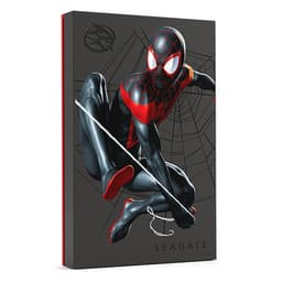Seagate FireCuda STKL2000419 - Miles Morales Special Edition - hard drive - 2 TB - external (portable) - USB 3.2 Gen 1 - with 2 years Seagate Rescue Data Recovery - for Sony PlayStation 4, Sony PlayStation 4 Pro, Sony PlayStation 4 Slim, Sony PlayStation 5