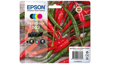 Epson 503 Multipack - 4-pack - black, yellow, cyan, magenta - original - blister - ink cartridge - for WorkForce WF-2960