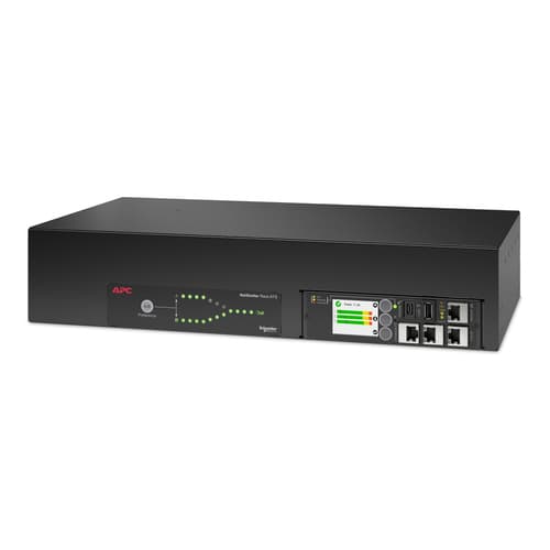 APC NetShelter - Automatic transfer switch (rack-mountable) - AC 207-253 V - 7400 VA - 1-phase - Ethernet 10/100/1000, USB - output connectors: 18 - 2U - 2.44 m cord - black
