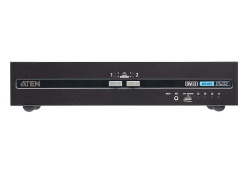 2P USB Dual DVI PP4 Secure KVM CAC