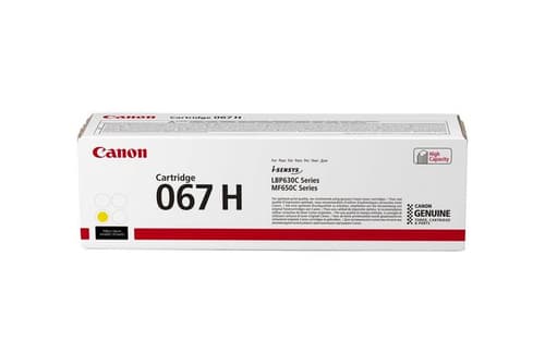 Canon 067 H - High capacity - yellow - original - toner cartridge - for Satera MF654Cdw, MF656Cdw