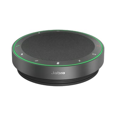 Jabra Speak2 75 UC - Speakerphone hands-free - Bluetooth - wireless, wired - USB-A, USB-C - dark grey - Certified for Zoom Rooms, Zoom Certified, Alcatel-Lucent Certified, Avaya Certified, Cisco Webex Certified, Unify Certified, MFi Certified, Google Meet Certified, Amazon Chime Certified, Google Fast Pair Certified