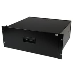 StarTech.com 4U Black Steel Storage Drawer for 19in Racks and Cabinets - Rack storage drawer - 4U - 4UDRAWER - Rack storage drawer - 4U - for P/N: CABSCRWS1224, RK2537BKM, RK3236BKF, RK4236BKB, RK4242BK24, RK4242BK30, RKQMCAB12V2