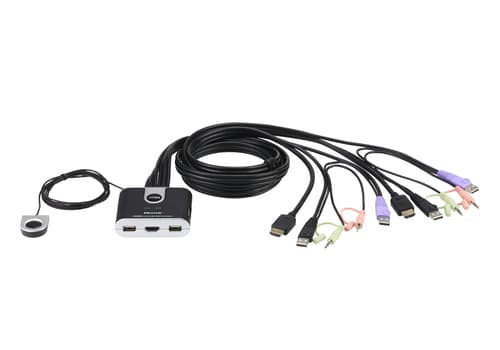 ATEN CS692 - KVM / audio switch - 2 x KVM / audio - 1 local user - desktop