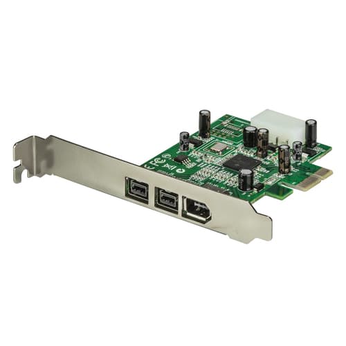 StarTech.com 3 Port 2b 1a 1394 PCI Express FireWire Card Adapter - 1394 FW PCIe FireWire 800 / 400 Card (PEX1394B3) - FireWire adapter - PCIe - FireWire 800 - 2 ports + 1 x FireWire - for P/N: BNDTB10GI, BNDTB210GSFP, BNDTB310GNDP, BNDTB410GSFP, BNDTB4M2E1, BNDTBUSB3142