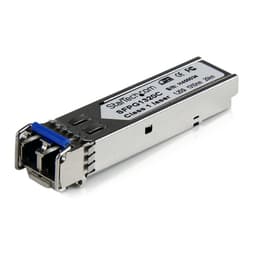 StarTech.com Cisco GLC-LH-SMD Compatible SFP Module 1000BASE-LH 1GbE Single Mode (SMF) Fiber SMF Optic Transceiver 1GE Gigabit Ethernet SFP LC 20km, 1310nm, DDM, Cisco Firepower, IE2000 - Lifetime Warranty (SFPG1320C) - SFP (mini-GBIC) transceiver module - 1GbE - 1000Base-LH - LC single-mode - up to 20 km - 1310 nm - for P/N: ET91000LCOAM, IES101002SFP, IES101G2SFPW, IES101GP2SFW, MCM1110SFP, PEX1000SFP2